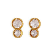 SLOANE Earrings - Gold and CZ