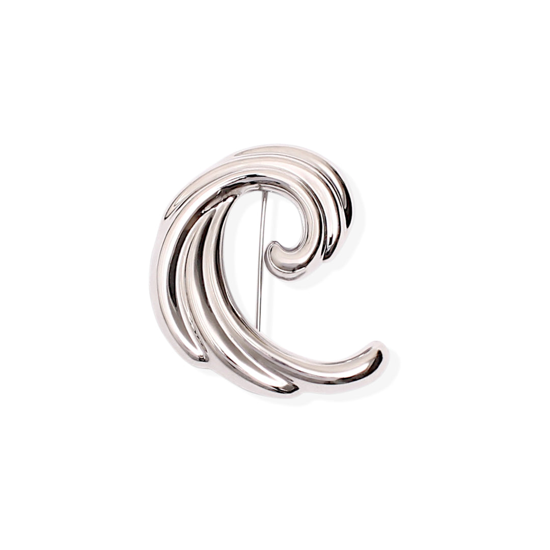 TIDES Brooch - Silver
