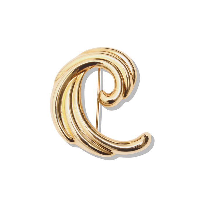TIDES Brooch - Gold