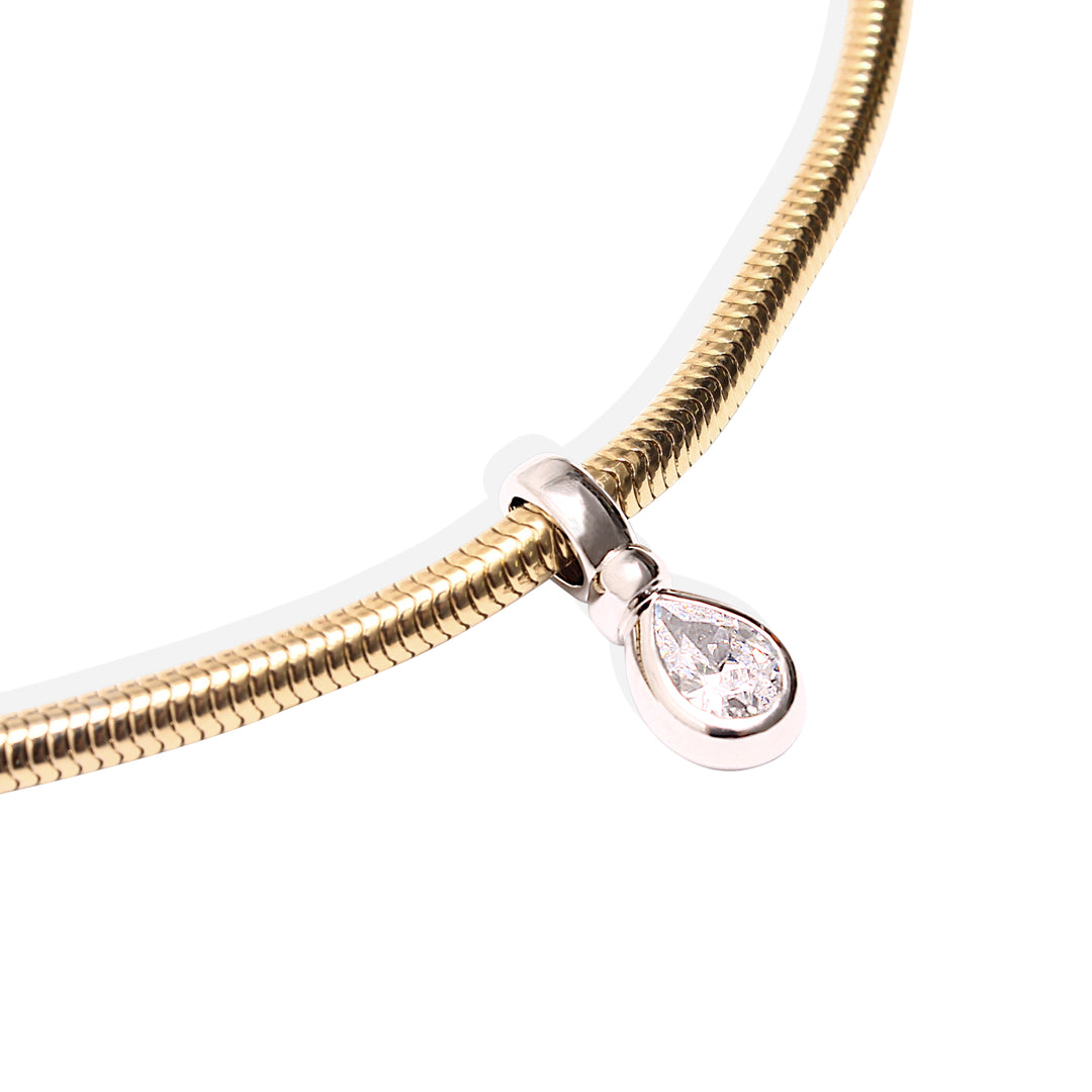 VESPER Necklace - Gold with Silver