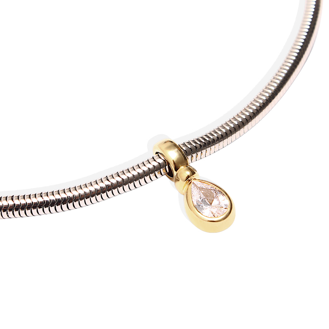 VESPER Necklace - Silver with Gold