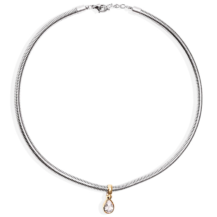 VESPER Necklace - Silver with Gold