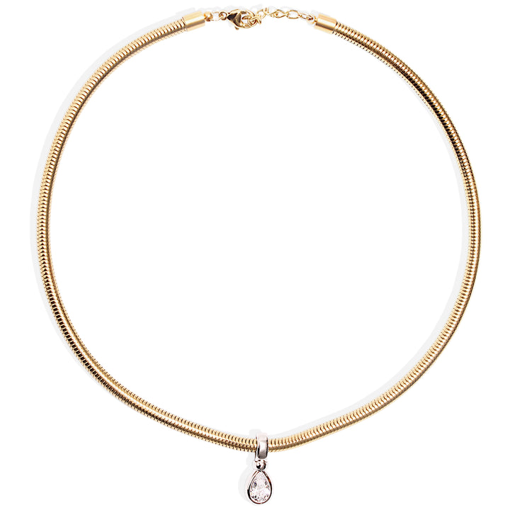 VESPER Necklace - Gold with Silver