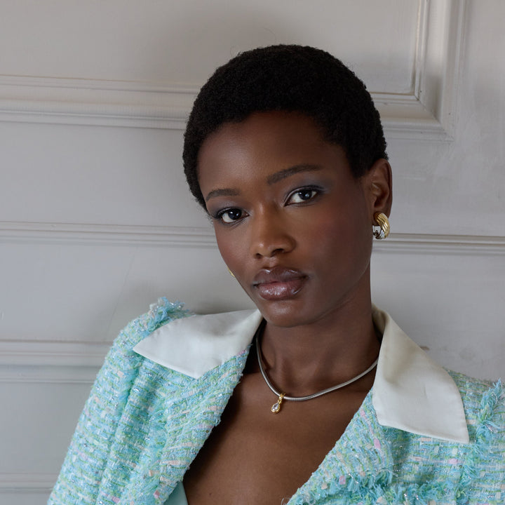 VESPER Necklace - Silver with Gold