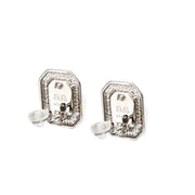BELIZE Earrings - Silver & Crystal