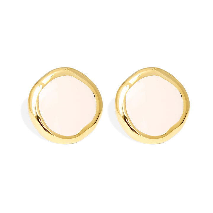 BLAIR Earrings - Gold with Enamel