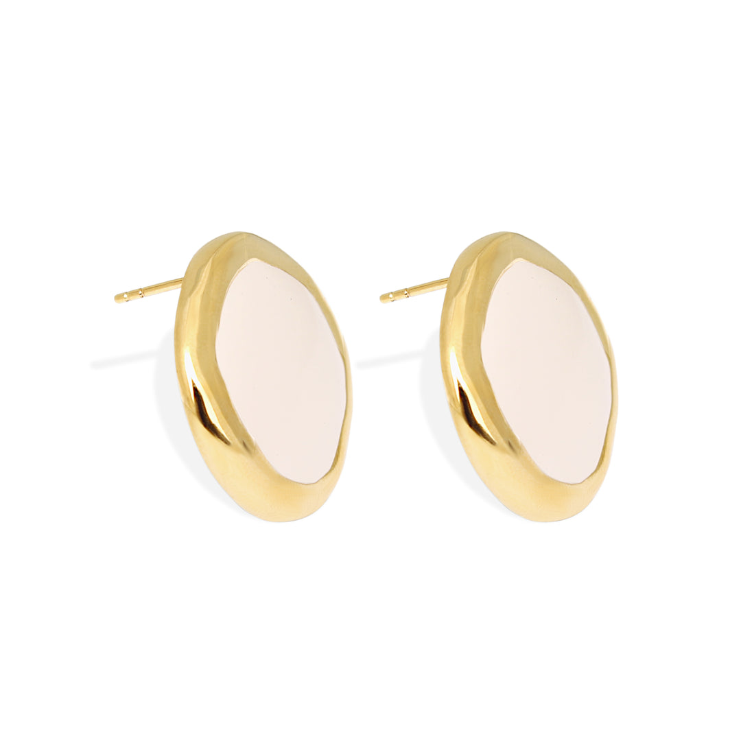 BLAIR Earrings - Gold with Enamel