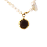 CELIA Necklace - Gold with Pearls