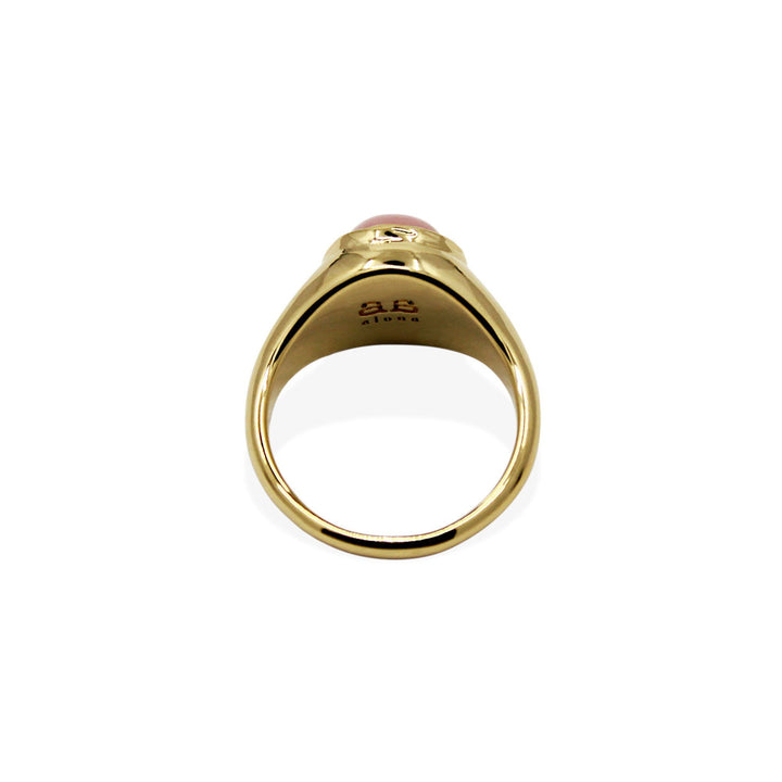 JULIETTE Ring - Gold and Pink Opal