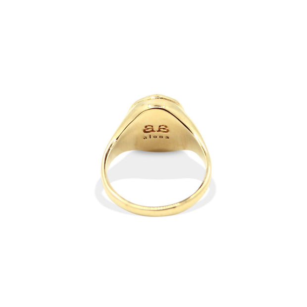 JULIETTE Ring - Gold and Mother of Pearl