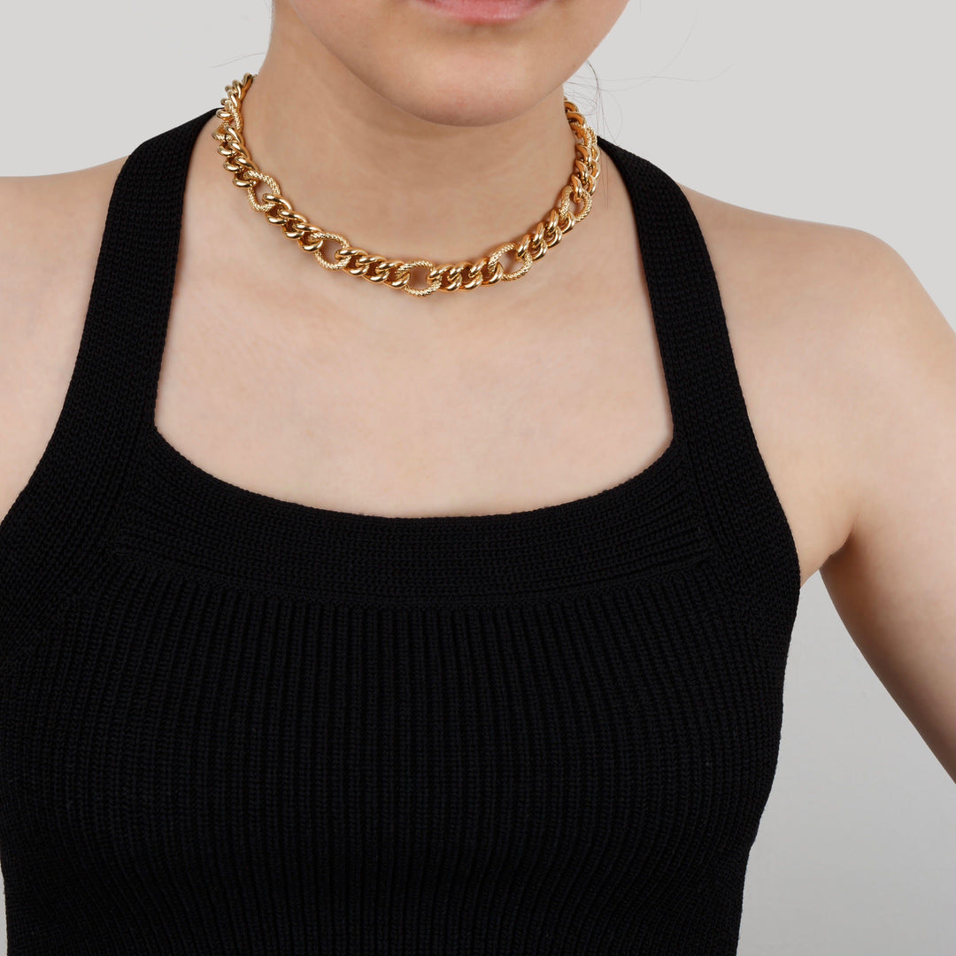 LANA Choker / Double Bracelet - Gold