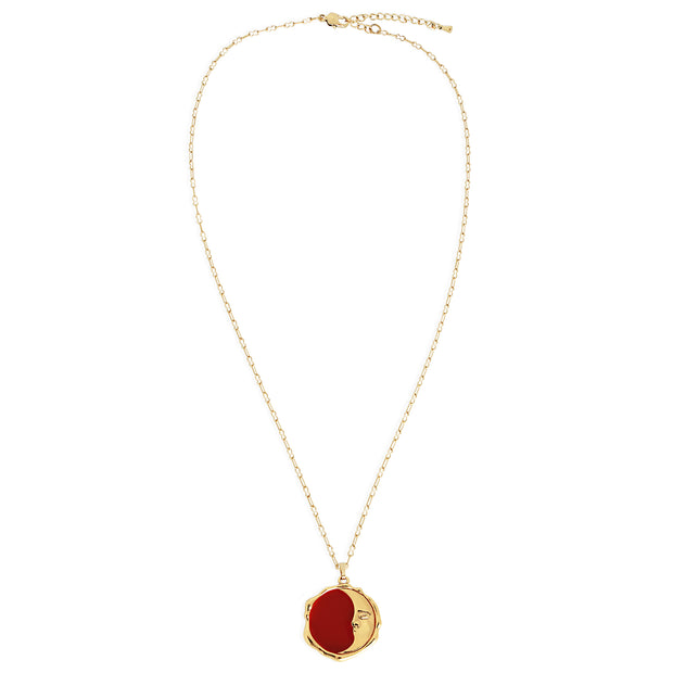 LEILA Necklace - Gold with Enamel