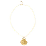 MIA Necklace - Gold With Pearls