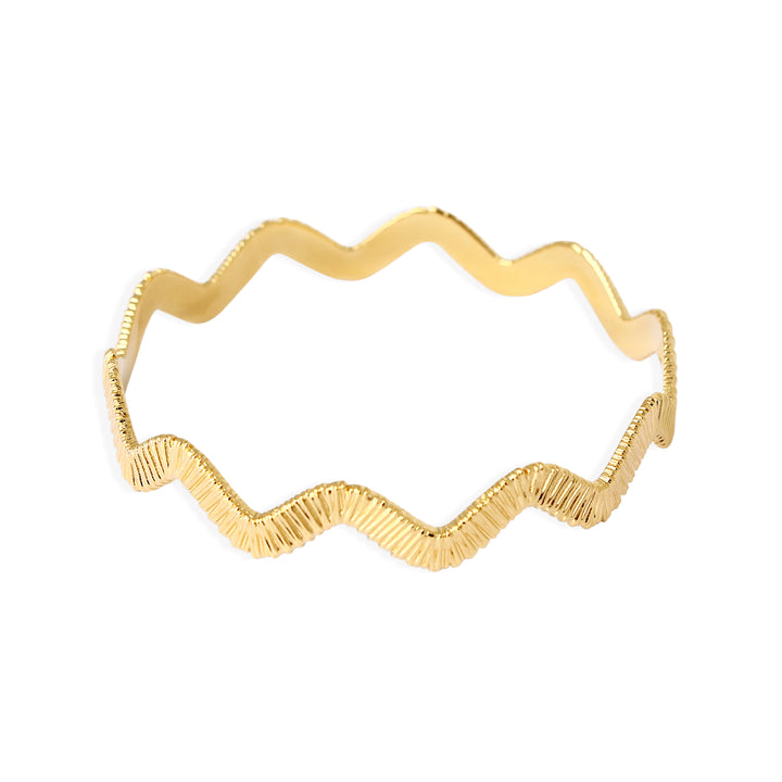 WAVY Bangle - Gold