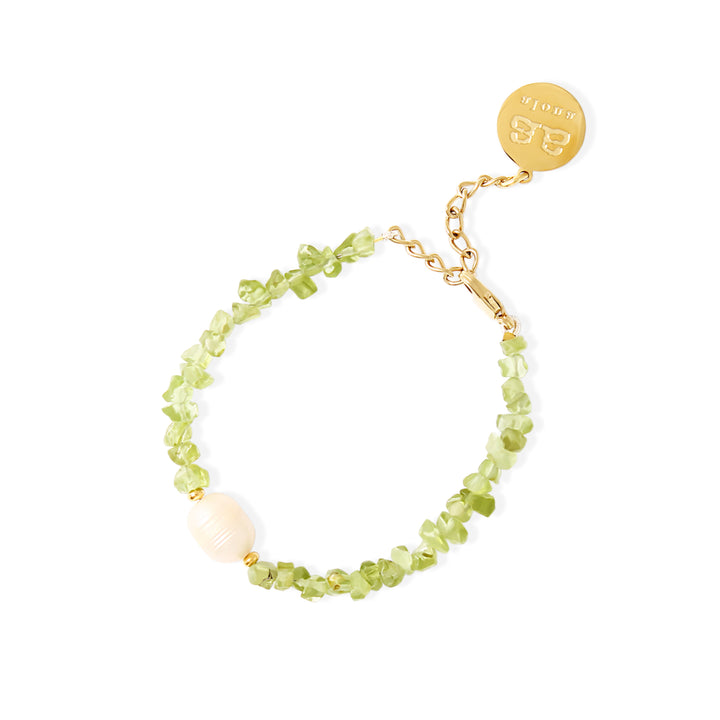 WILLOW Bracelet - Gold & Peridot