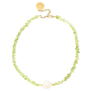 WILLOW Necklace - Gold & Peridot