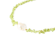 WILLOW Necklace - Gold & Peridot
